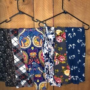 Colorful Patterned Leggings Set